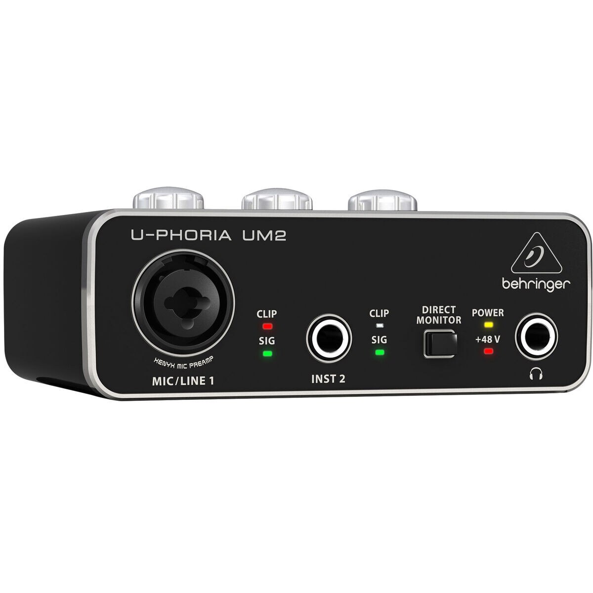 Behringer UM2 UPhoria Audiophile 2 x 2 USB Audio with XENYX Preamplifier